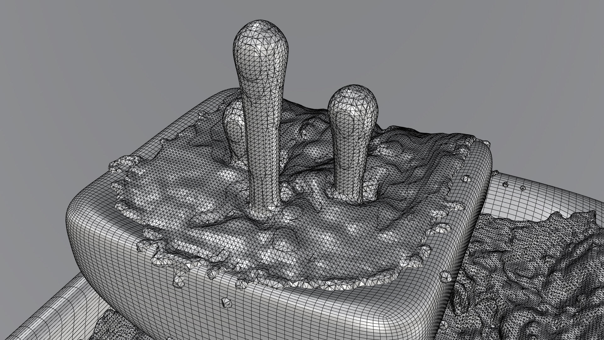 Modern Smooth Fountains 3D model_26