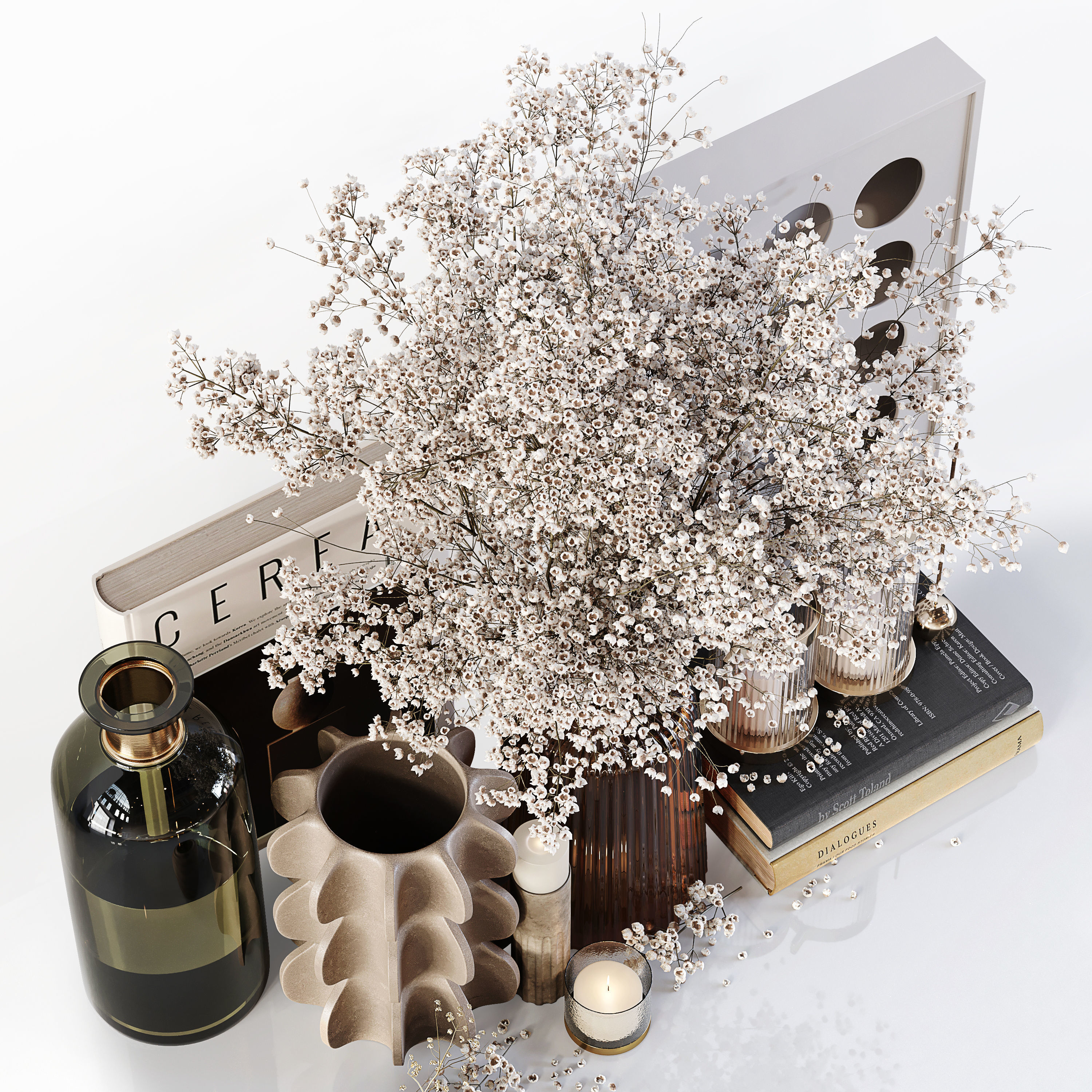 Decorative Set 161 Low-poly 3D model_7