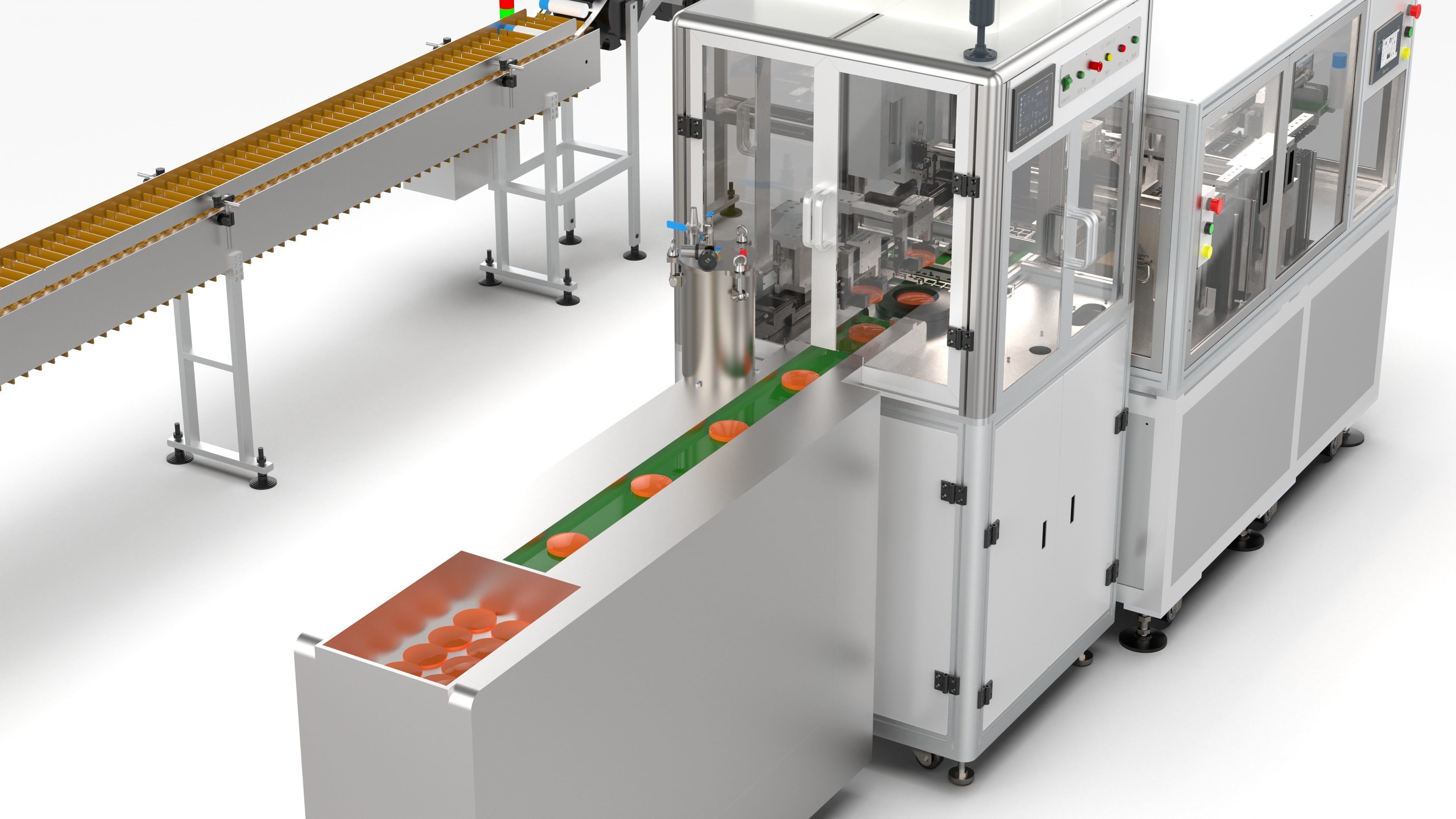 Automatic Candy Processing and Packaging Line 3D model_9
