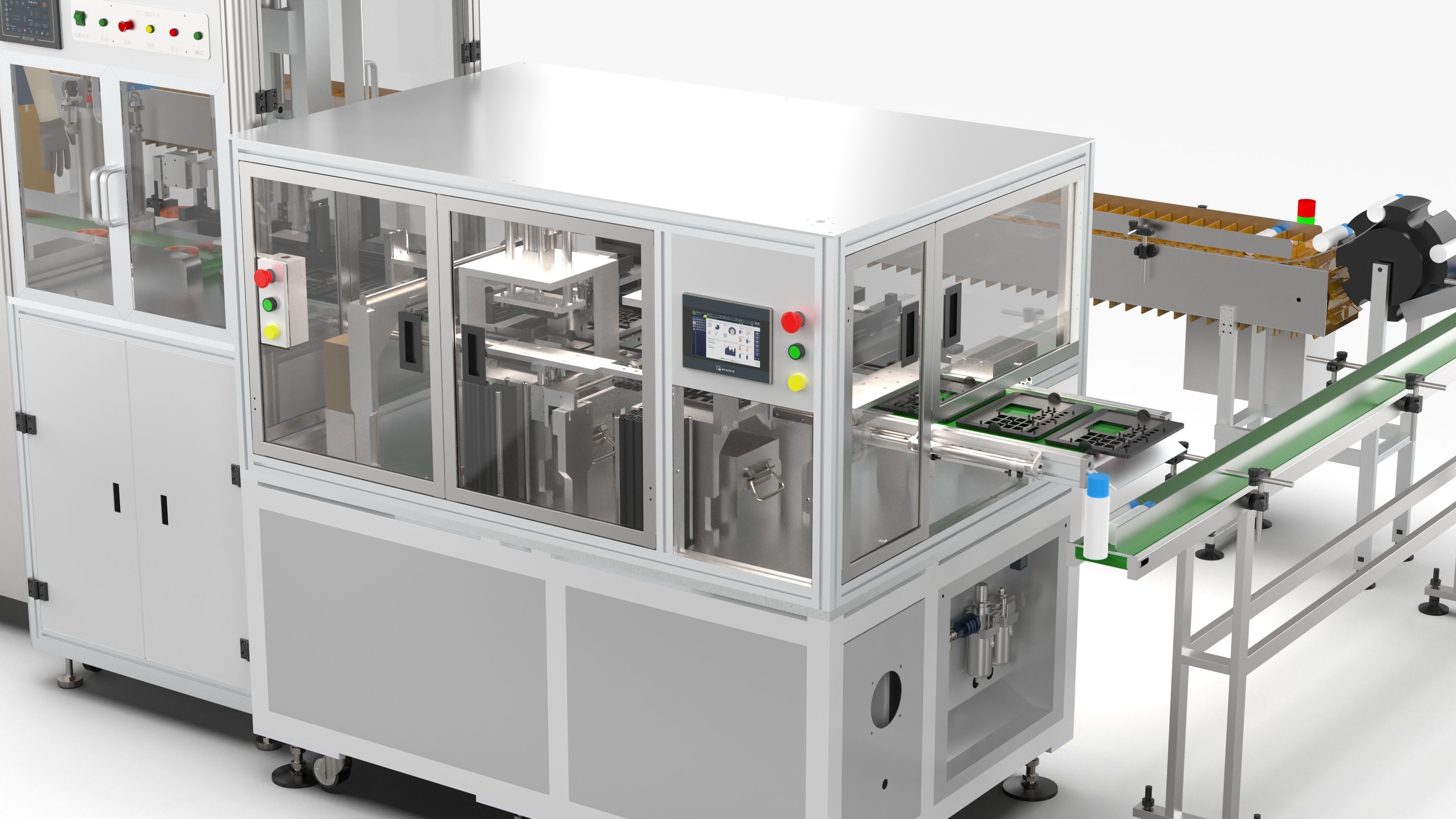 Automatic Candy Processing and Packaging Line 3D model_15