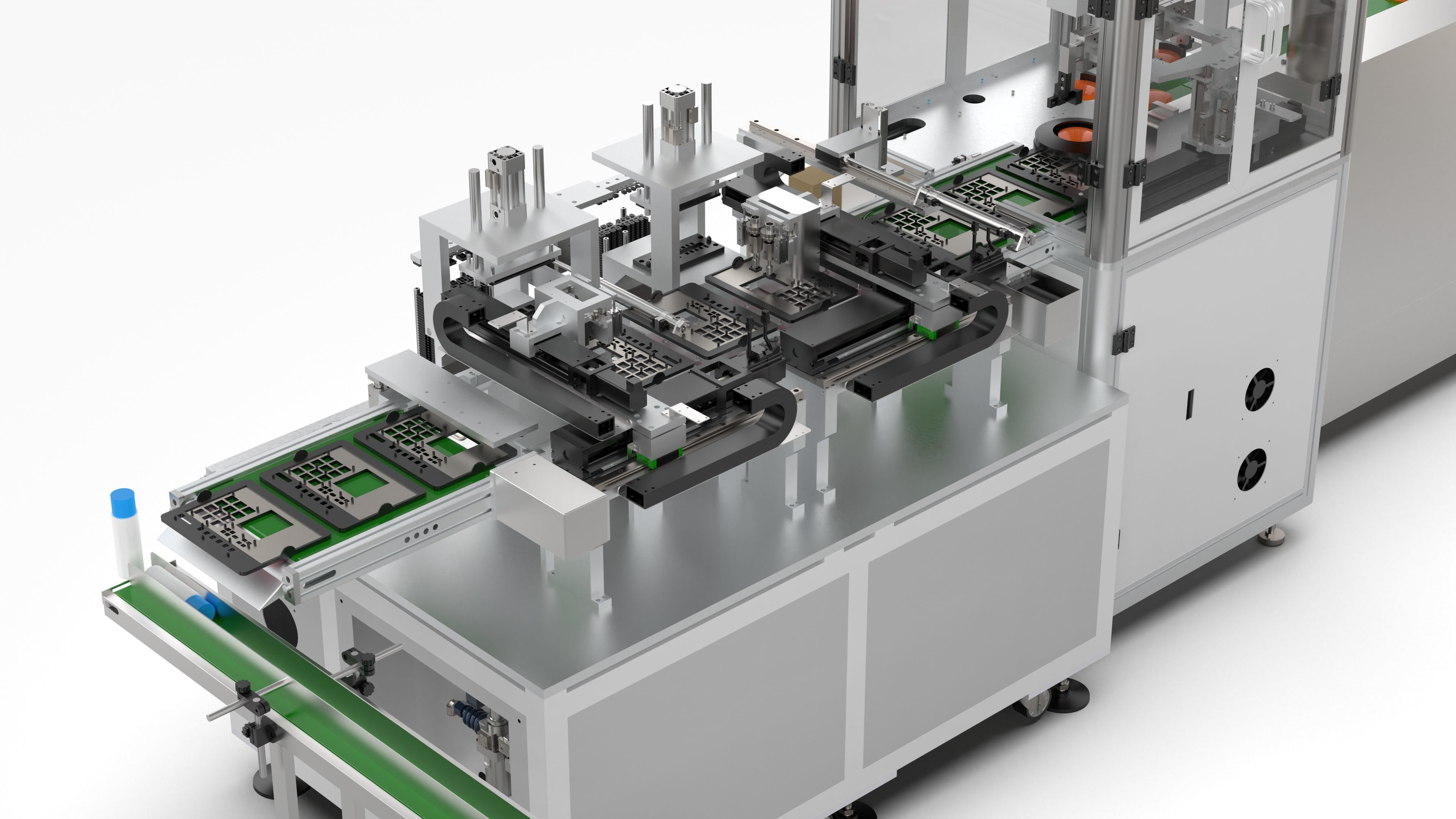 Automatic Candy Processing and Packaging Line 3D model_21