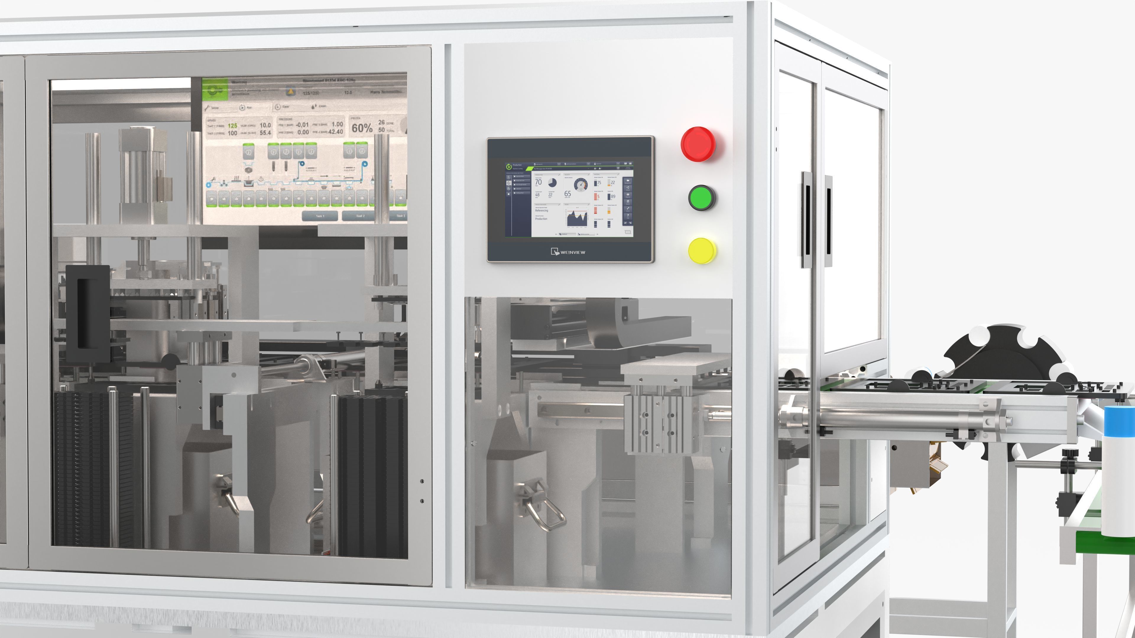 Automatic Candy Processing and Packaging Line 3D model_17