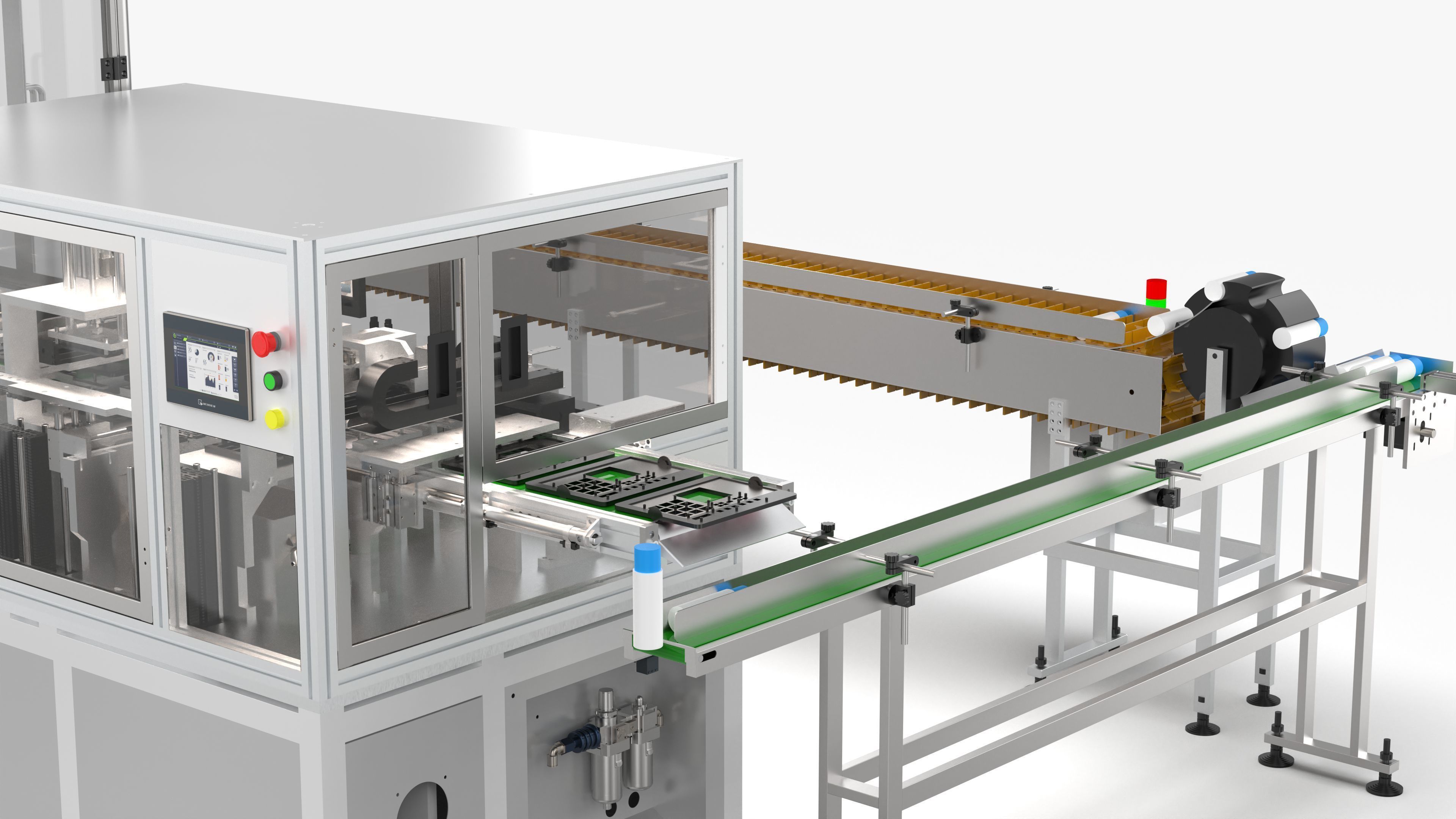 Automatic Candy Processing and Packaging Line 3D model_18
