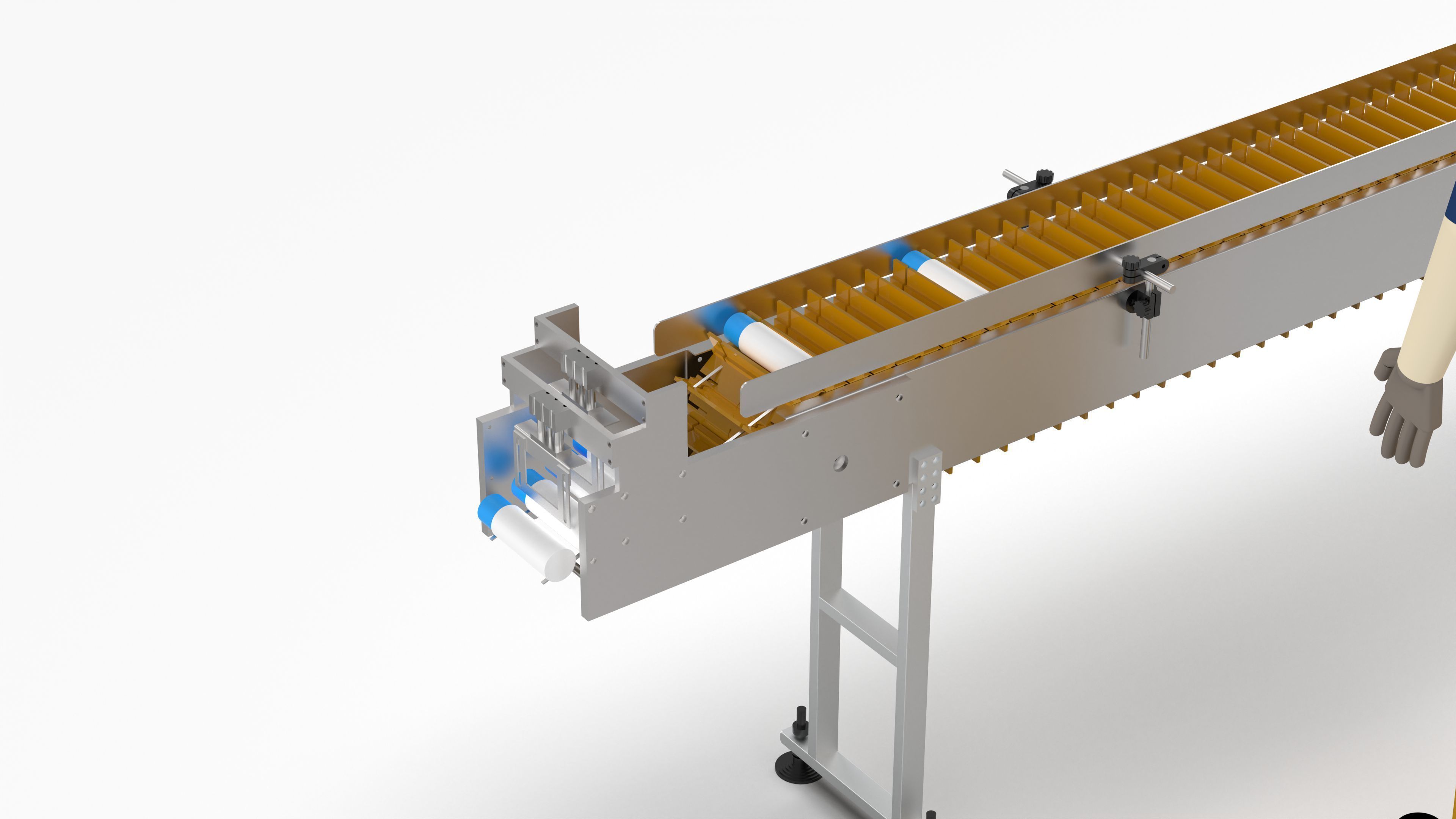 Automatic Candy Processing and Packaging Line 3D model_25