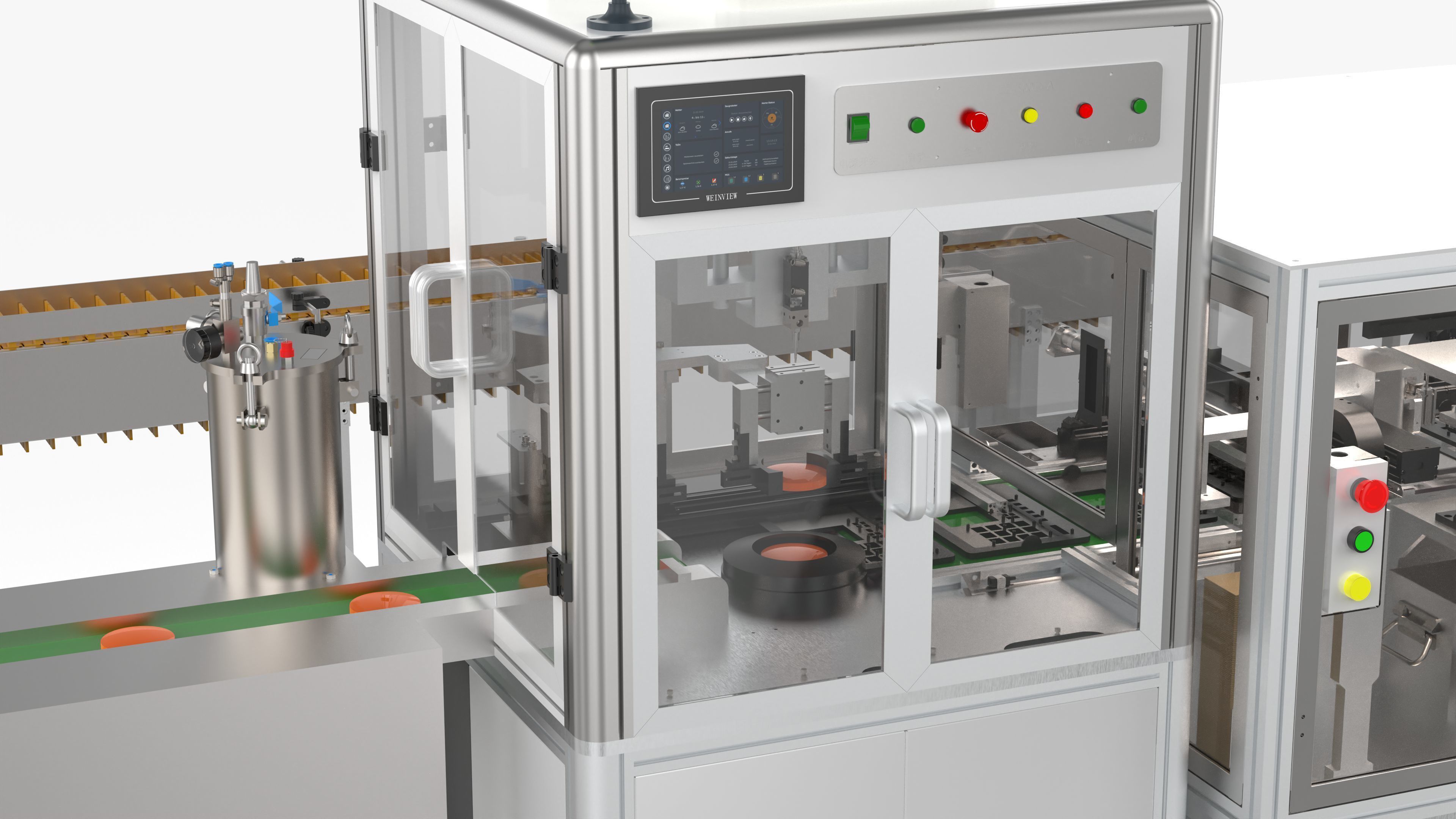 Automatic Candy Processing and Packaging Line 3D model_12