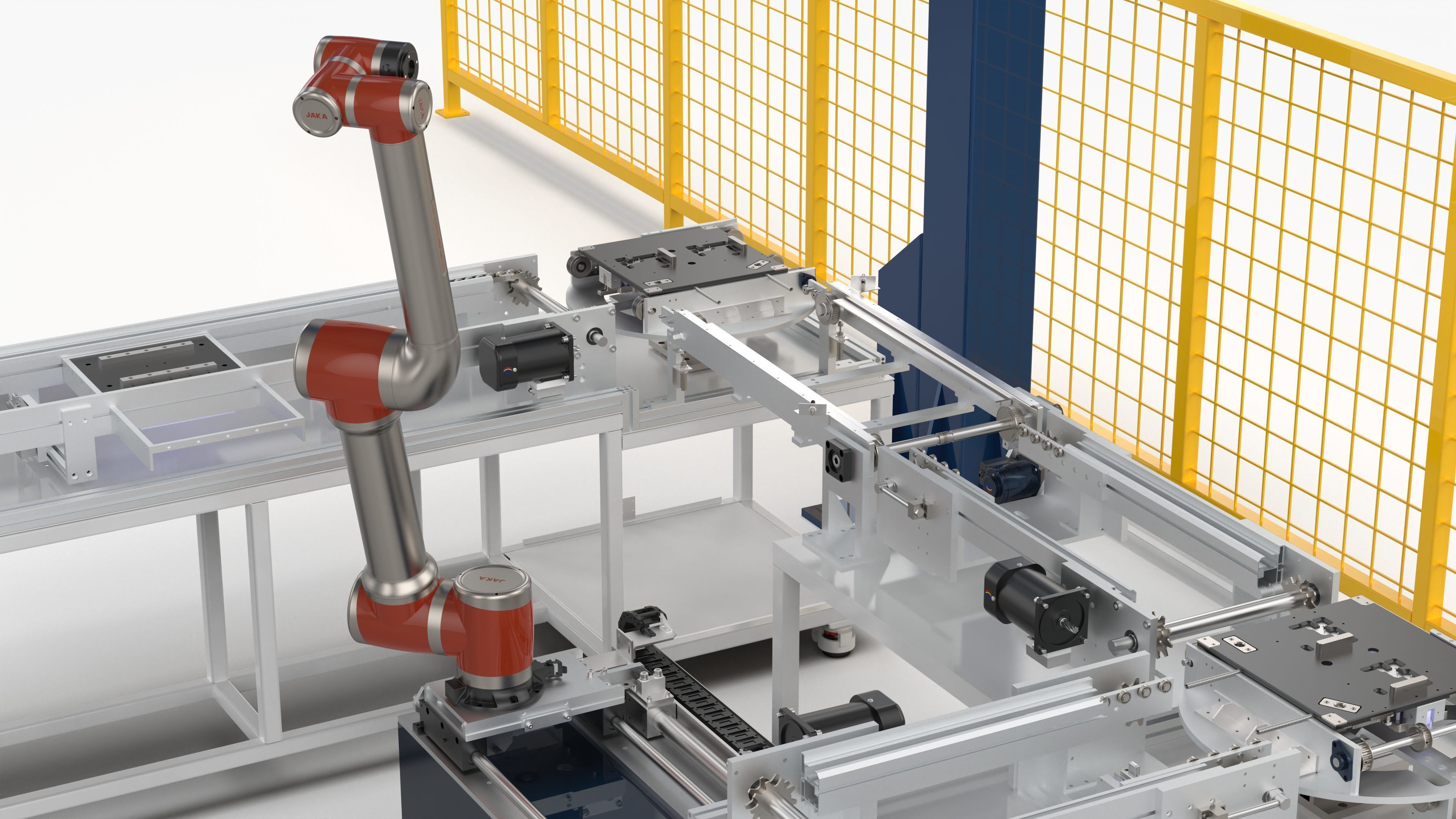 Automatic Conveyor Assembly Line 3D model_15