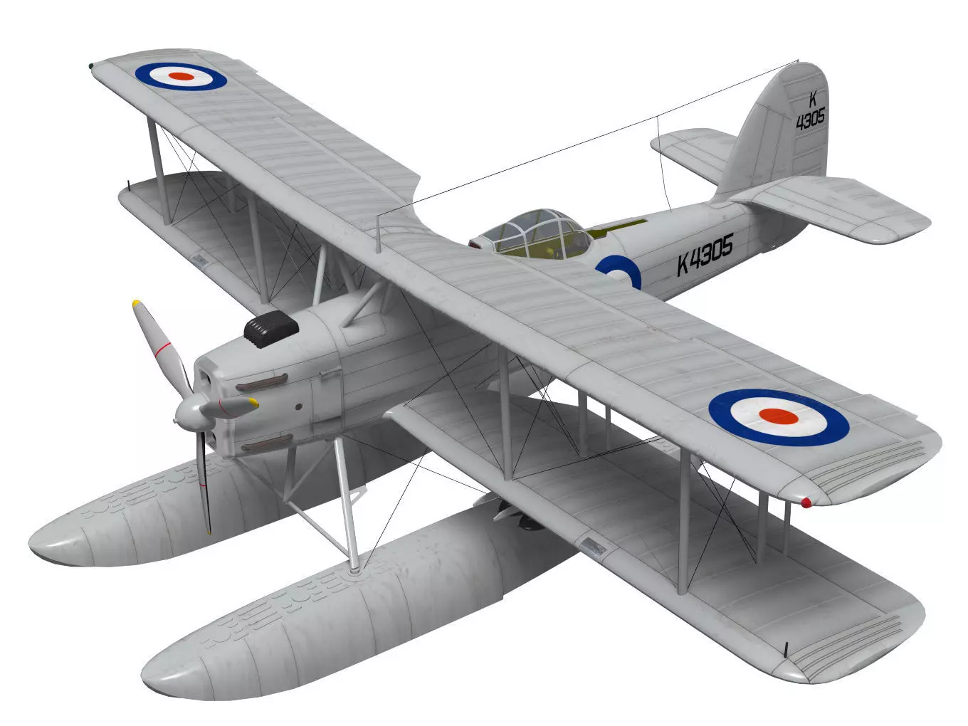 Fairey SeaFox 3D model