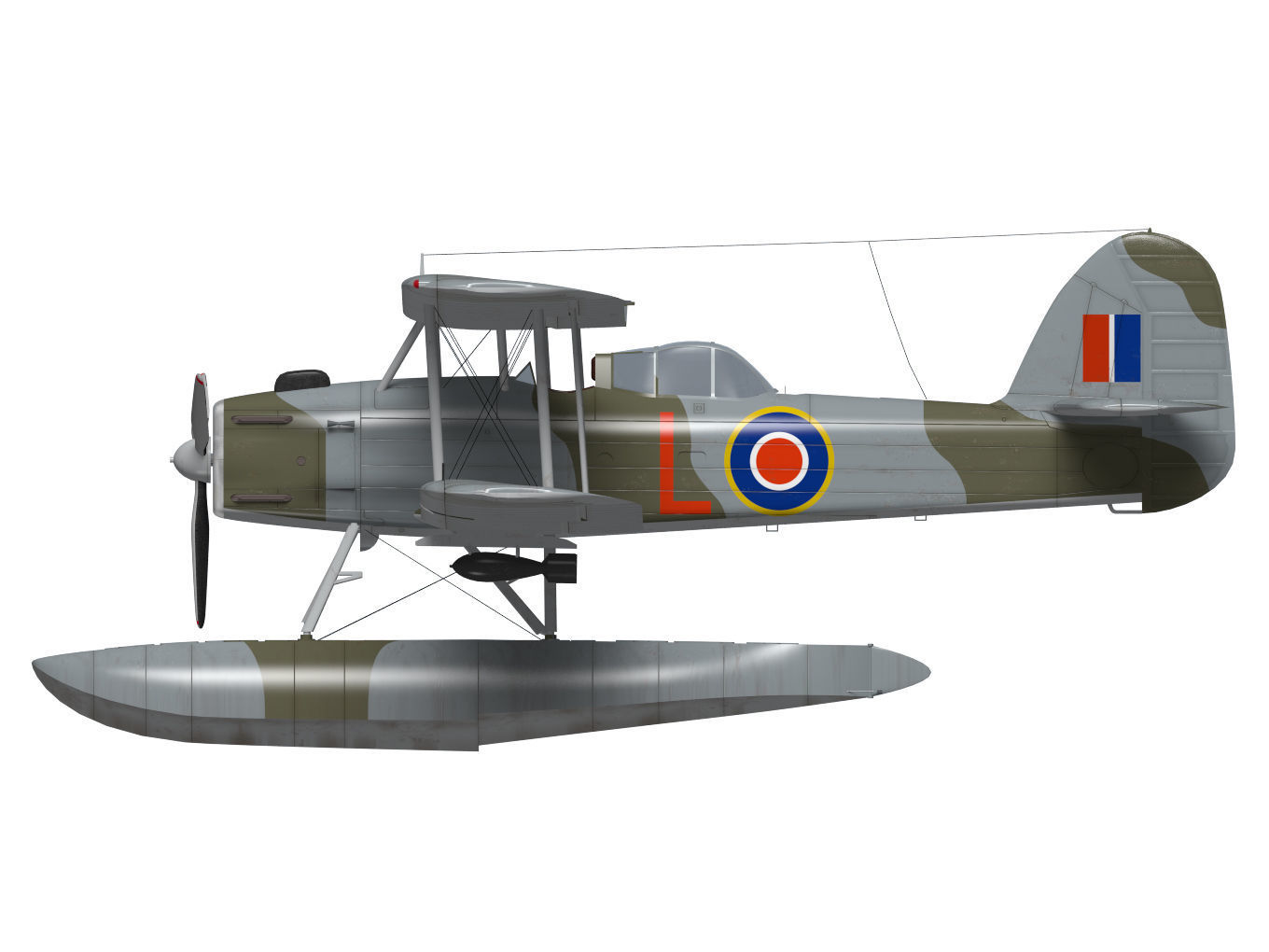 Fairey SeaFox 3D model_6