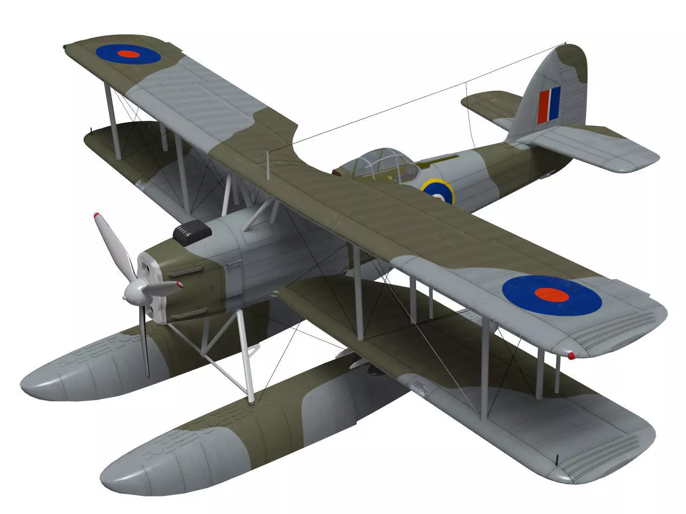 Fairey SeaFox 3D model_0