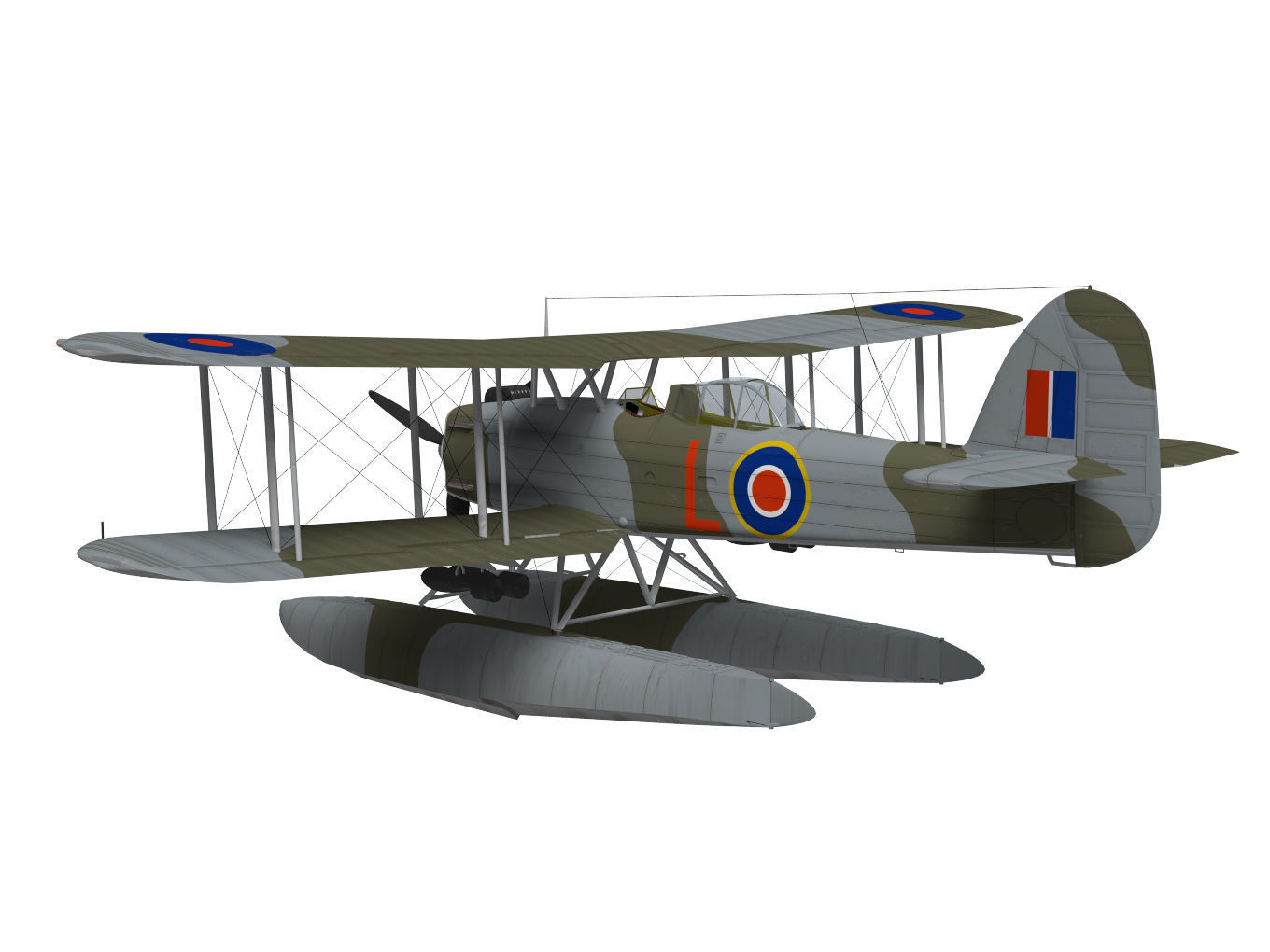Fairey SeaFox 3D model_4