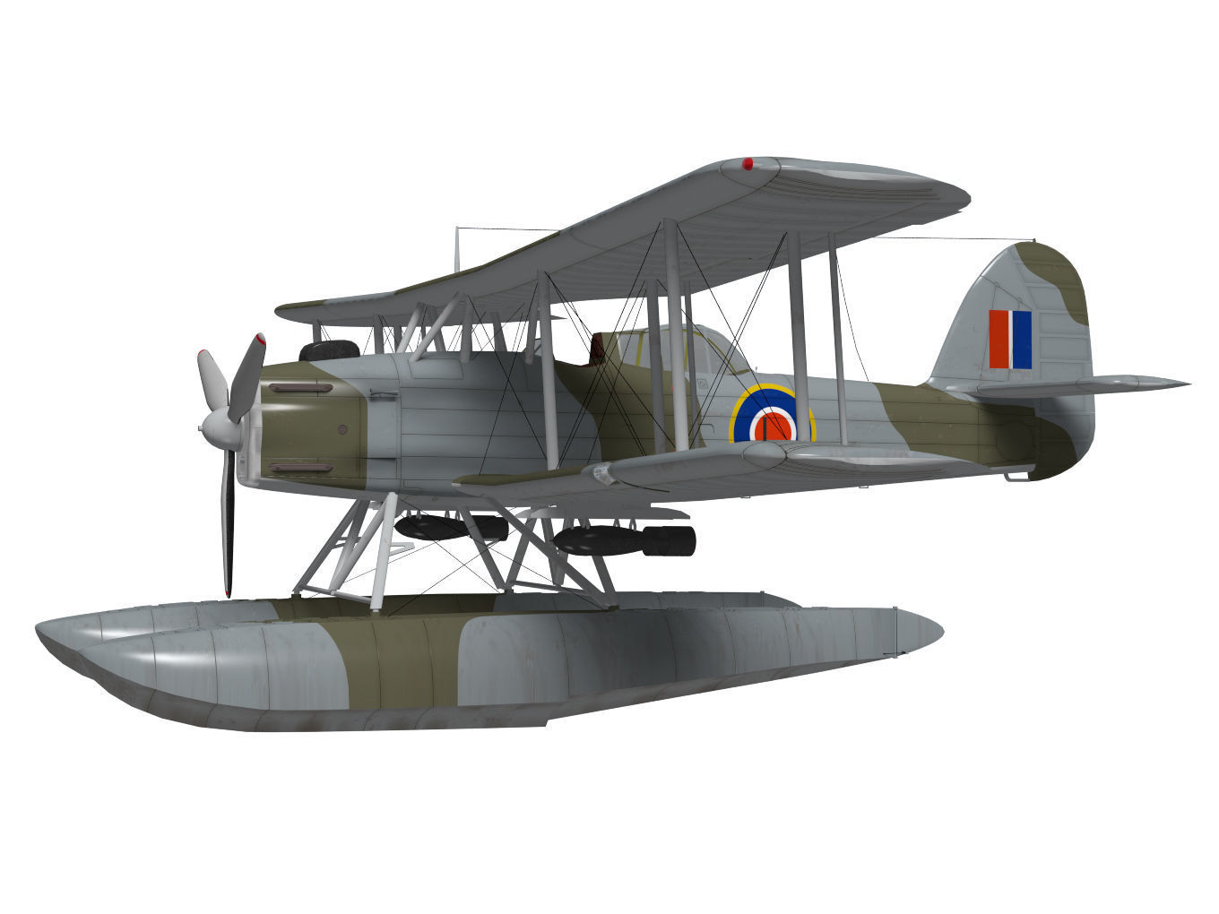Fairey SeaFox 3D model_2