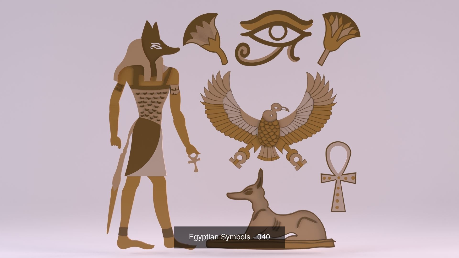 10 Models - Egyptian Symbols - Collection 04 _10