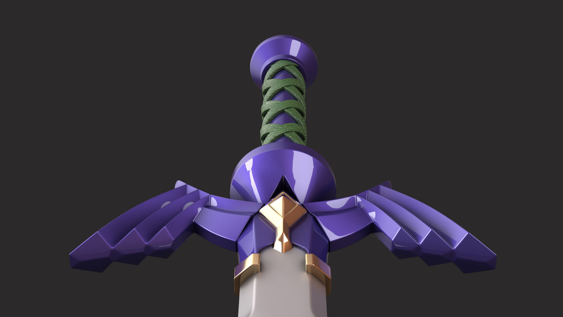 Hd Master Sword - Game Accurate Sword - Legend Of Zelda 3D print model_2