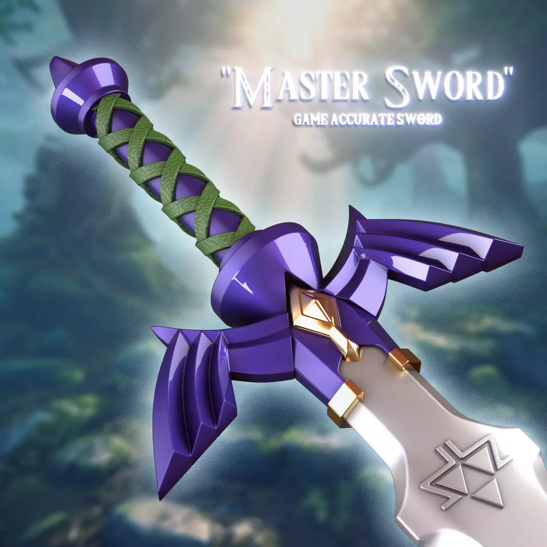 Hd Master Sword - Game Accurate Sword - Legend Of Zelda 3D print model_0