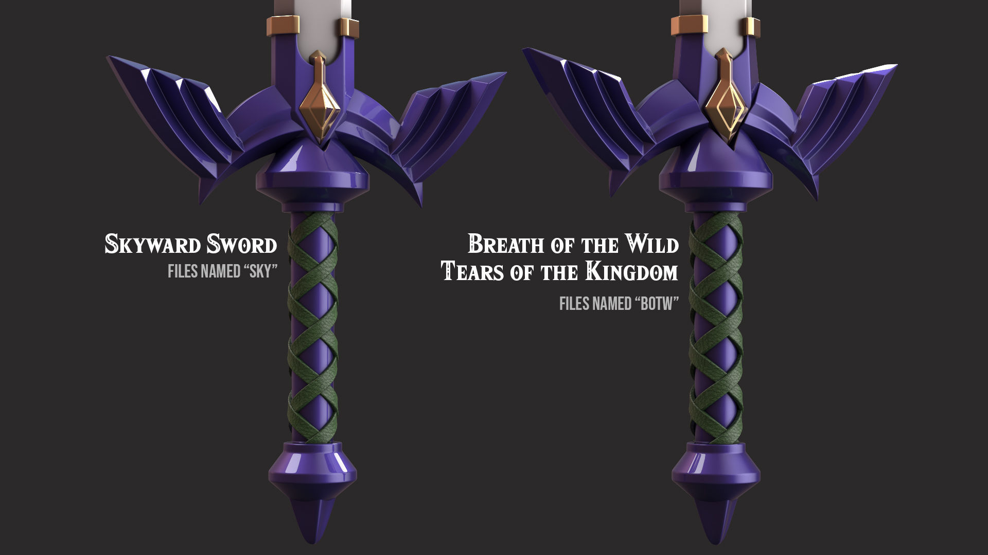 Hd Master Sword - Game Accurate Sword - Legend Of Zelda 3D print model_4
