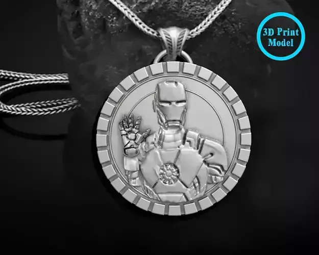 iron man pendant