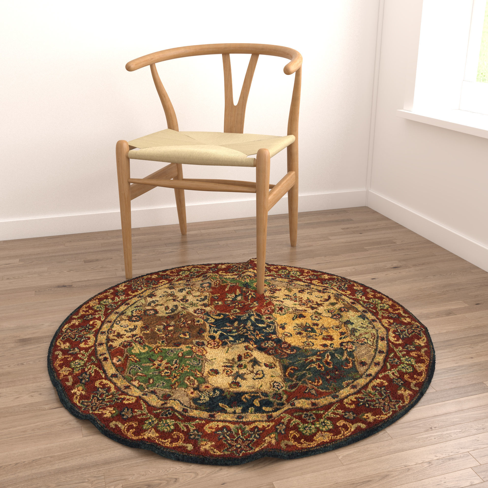 Rugs No 871 Low-poly 3D model_3
