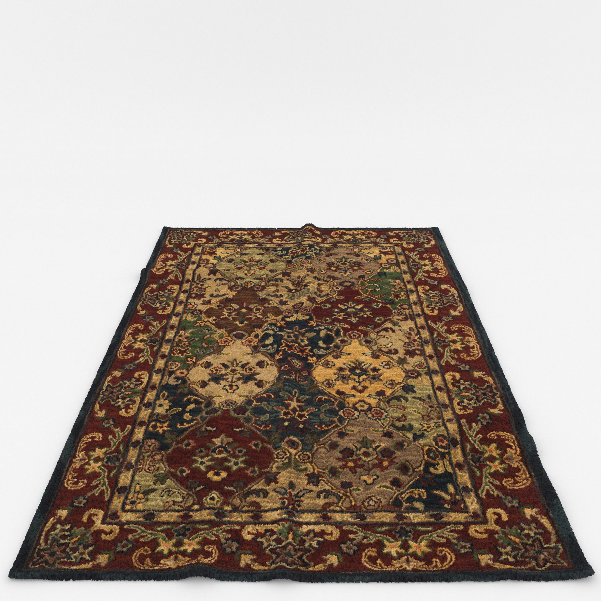 Rugs No 871 Low-poly 3D model_7