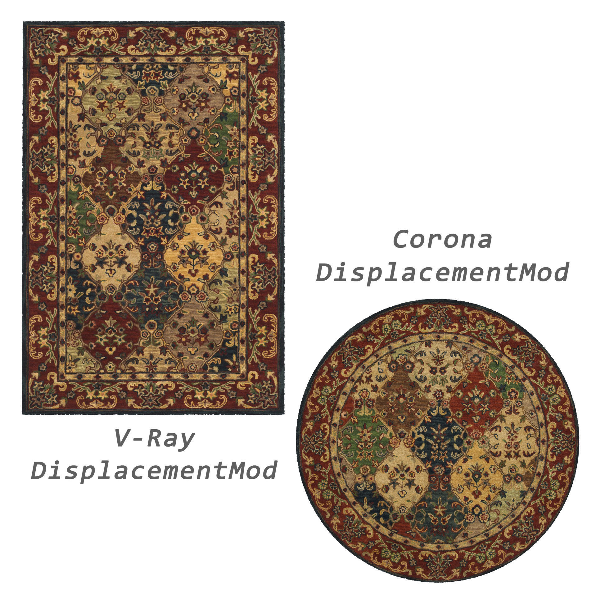Rugs No 871 Low-poly 3D model_2