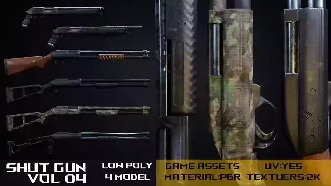 Gun -4 shut gun 3D mode -vol 04 