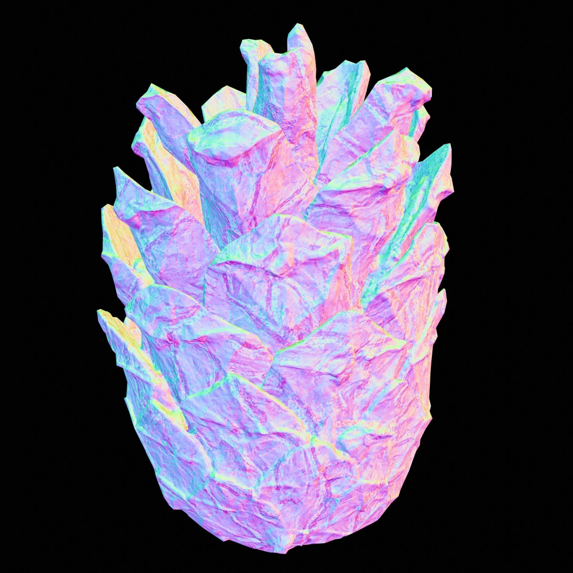 cone pine 3D model_3