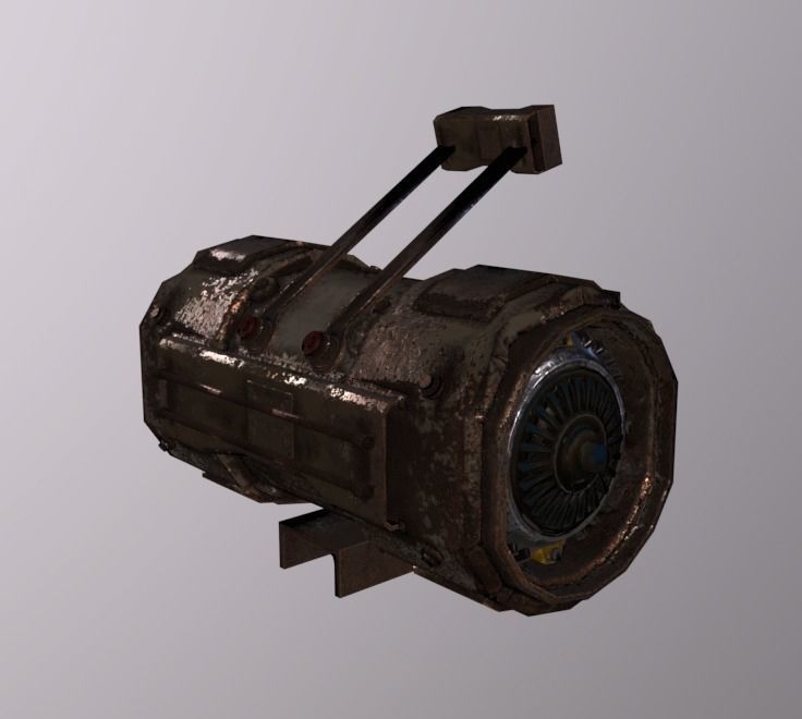 3D model ExtractorFan VR / AR / low-poly | CGTrader