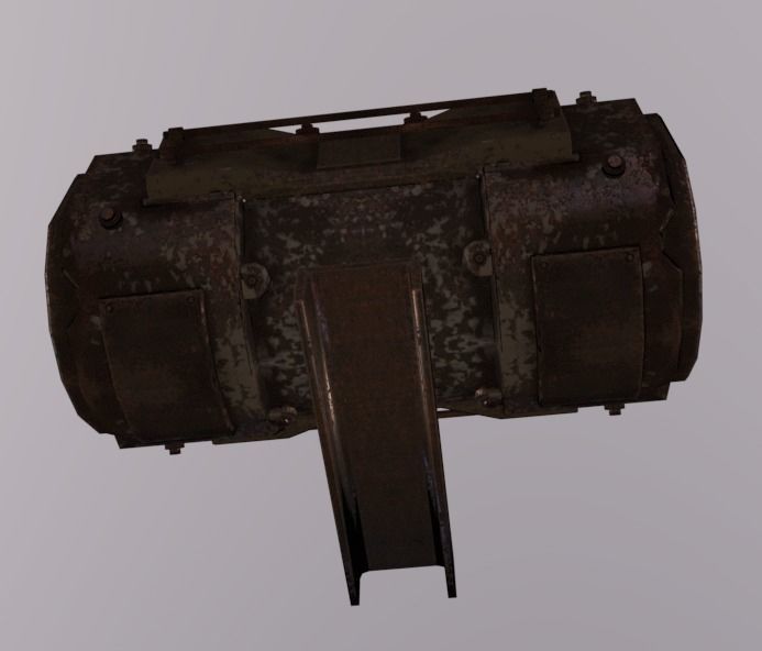 ExtractorFan Low-poly 3D model_5