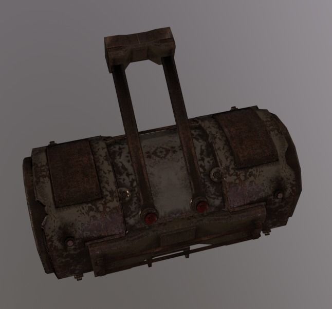 ExtractorFan Low-poly 3D model_4