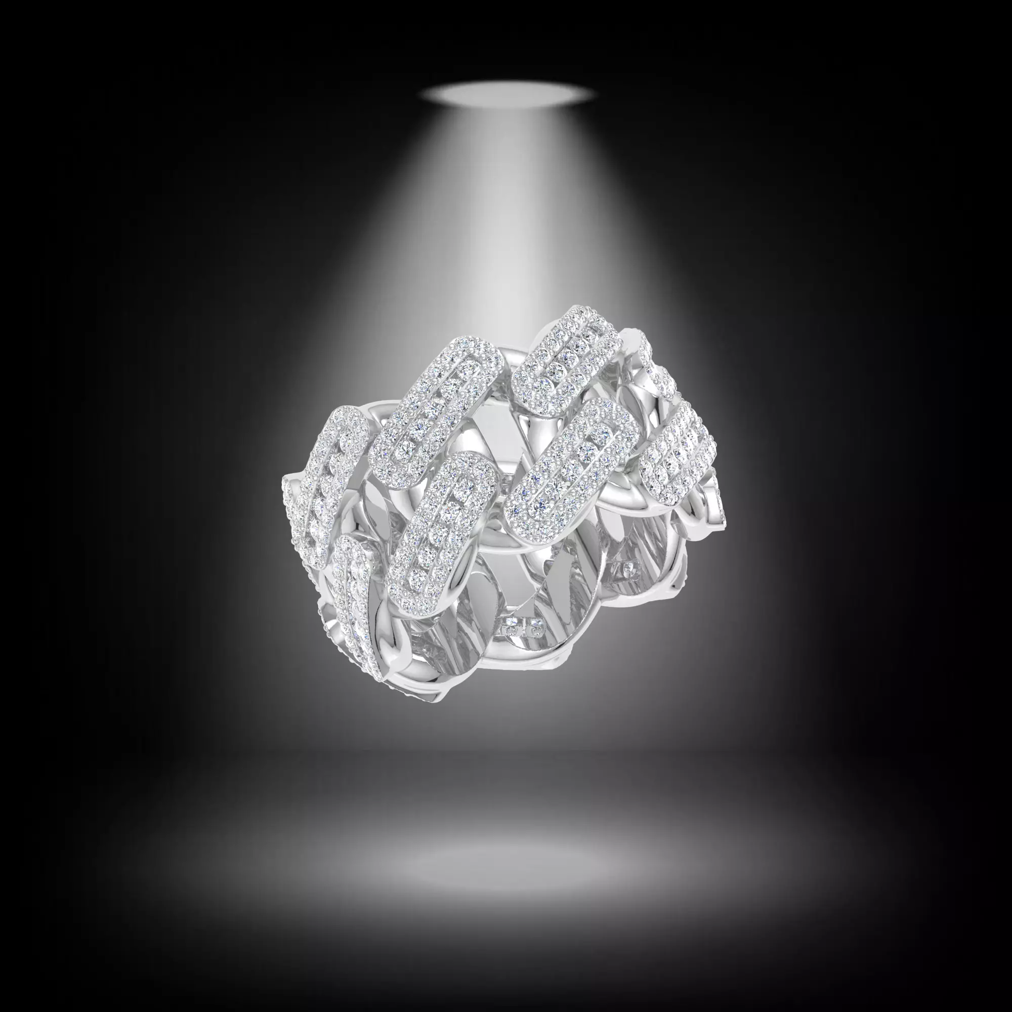 CUBAN RING 3D print model_0