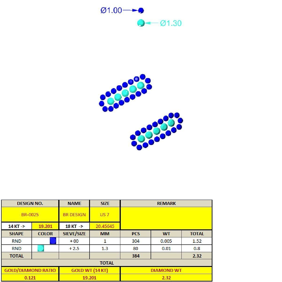 CUBAN RING 3D print model_14