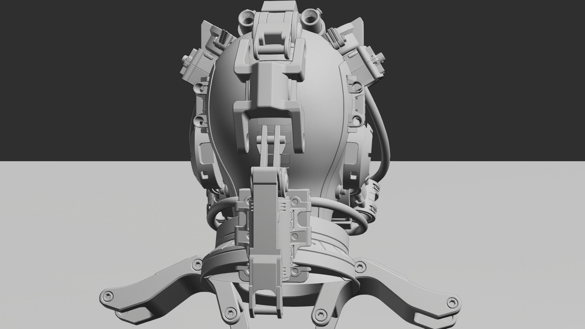 Sci-fi Character Cyborg 008 3D model_39