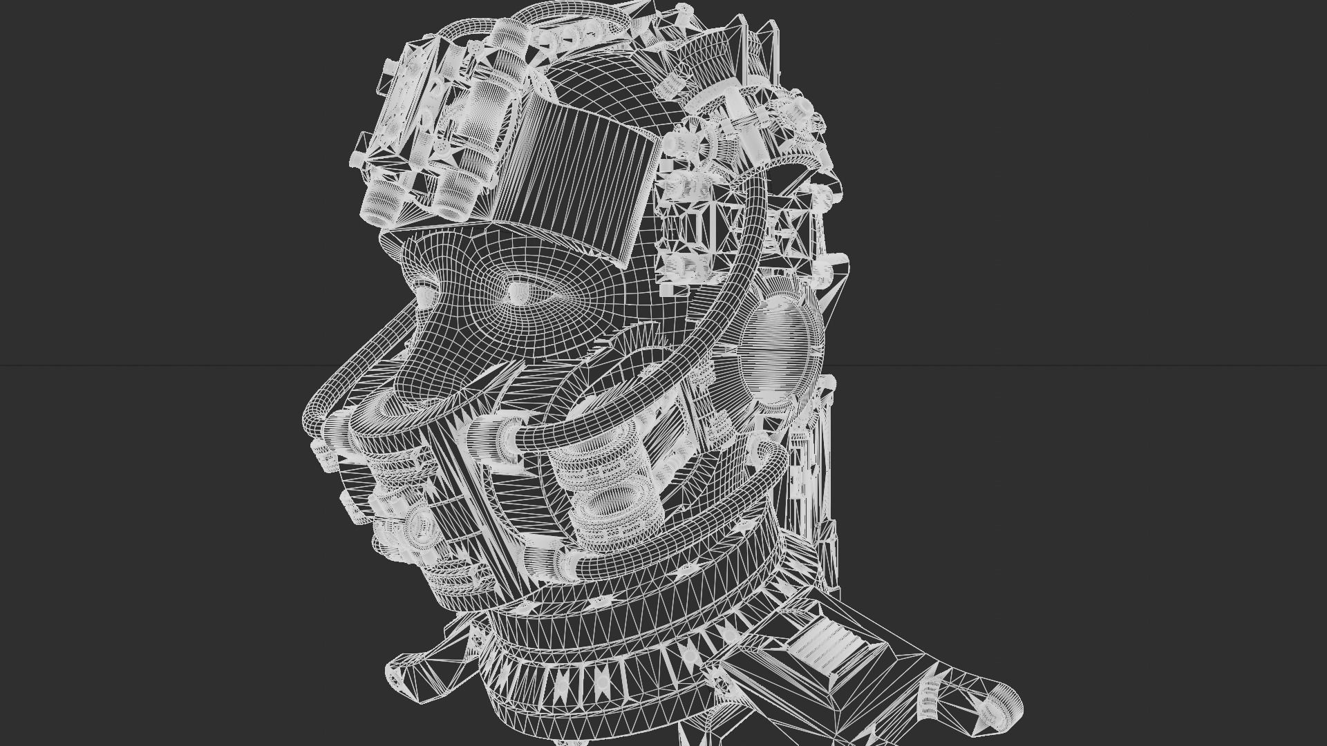 Sci-fi Character Cyborg 008 3D model_19