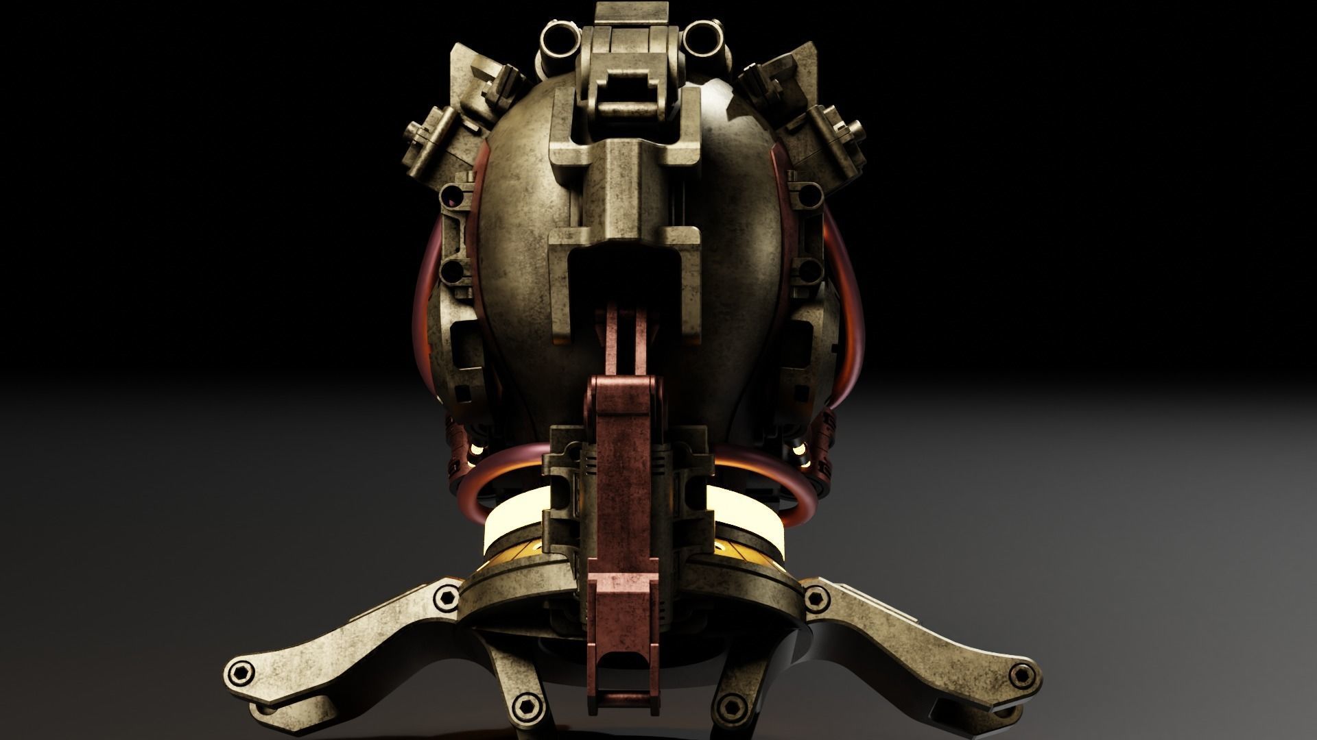 Sci-fi Character Cyborg 008 3D model_9