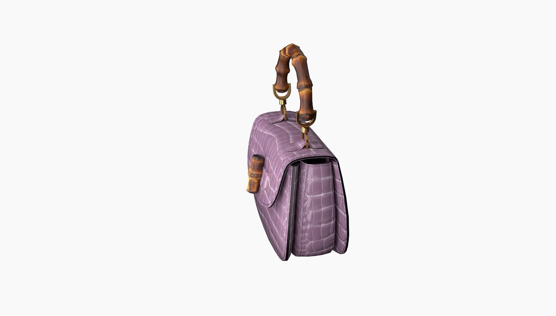 handbag-Gucci Low-poly 3D model_10