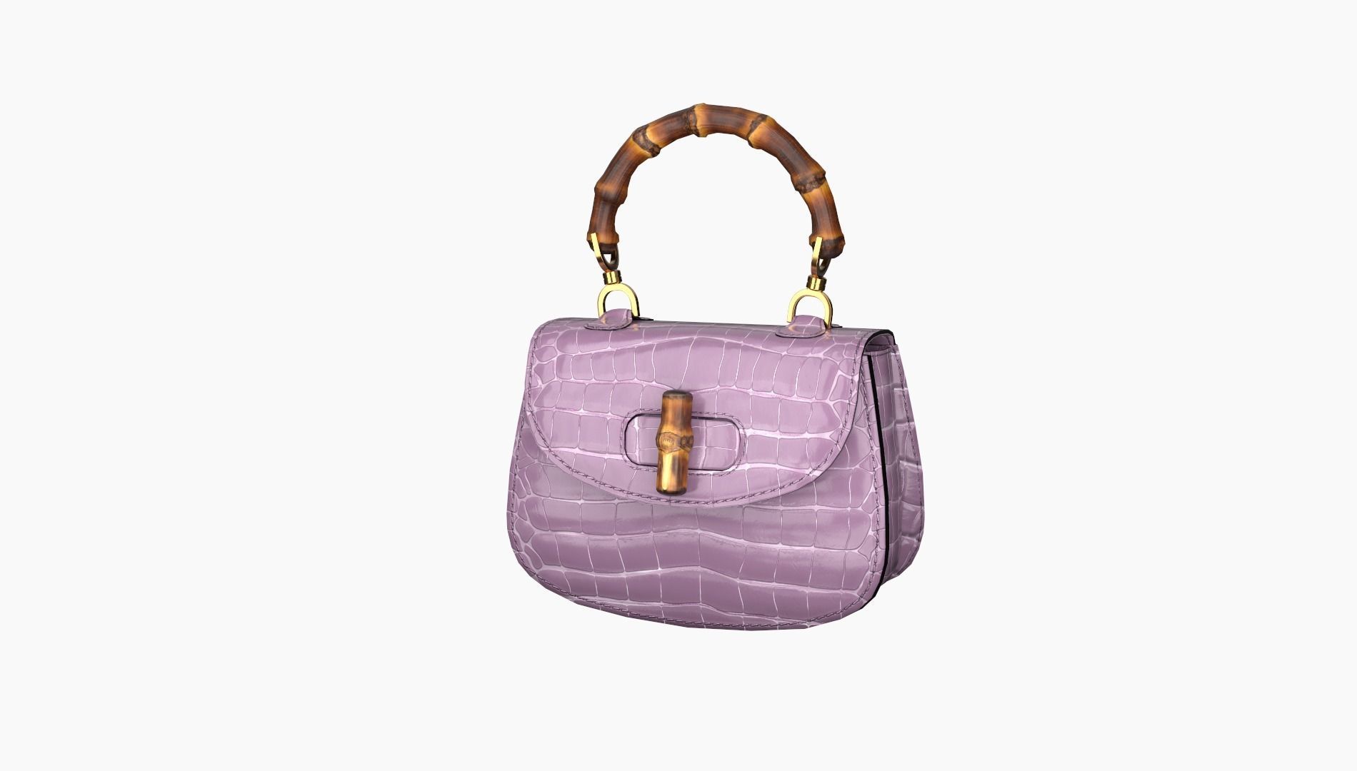 handbag-Gucci Low-poly 3D model_6