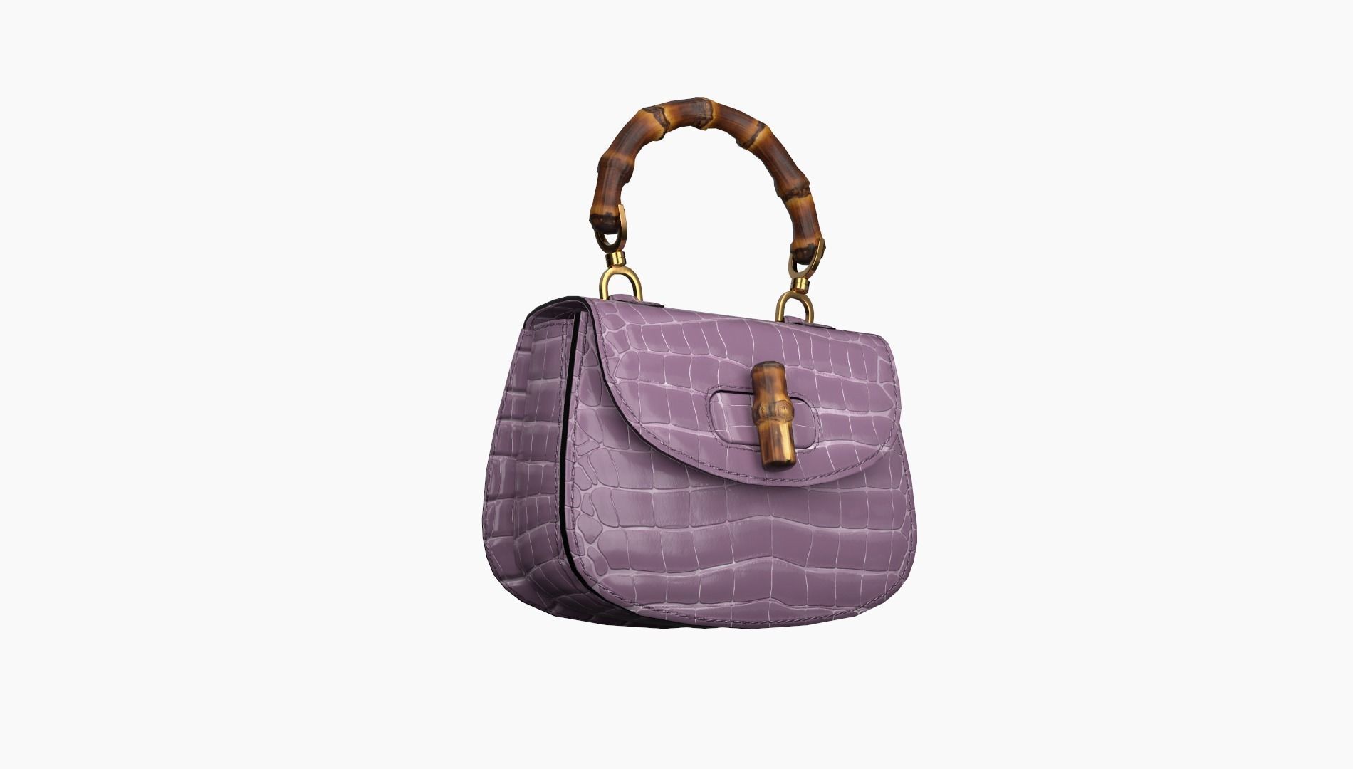 handbag-Gucci Low-poly 3D model_5