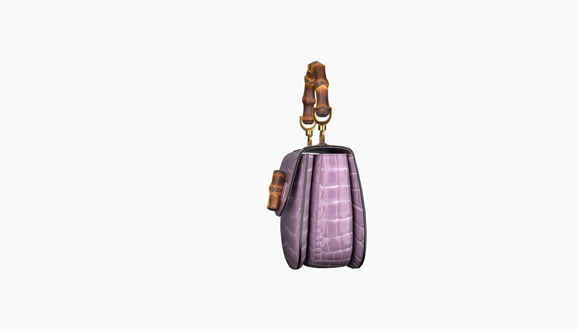 handbag-Gucci Low-poly 3D model_9
