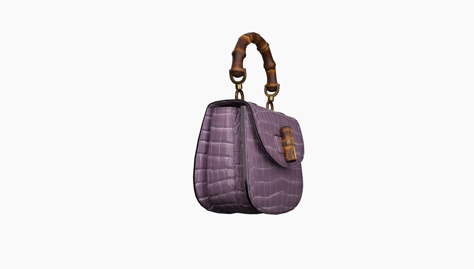 handbag-Gucci Low-poly 3D model_4