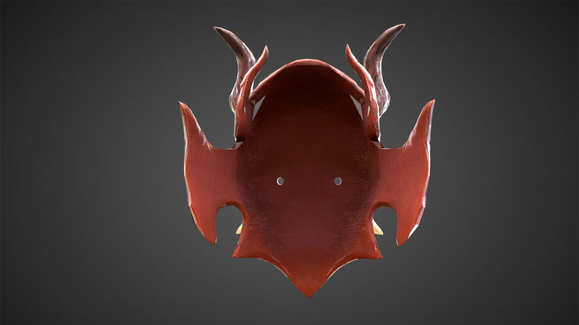 L P Mask Low Poly Low-poly 3D model_1