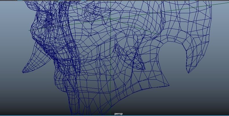 L P Mask Low Poly Low-poly 3D model_22