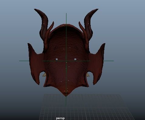 L P Mask Low Poly Low-poly 3D model_17