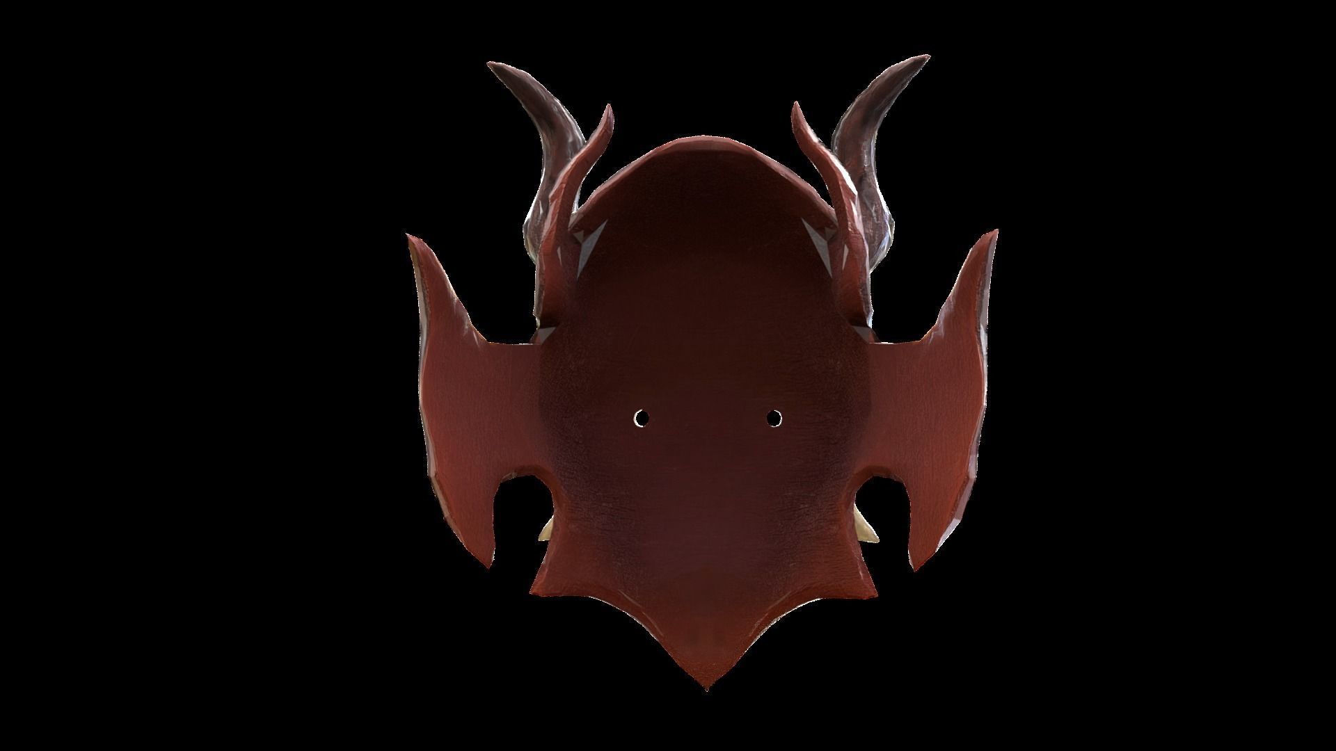 L P Mask Low Poly Low-poly 3D model_7