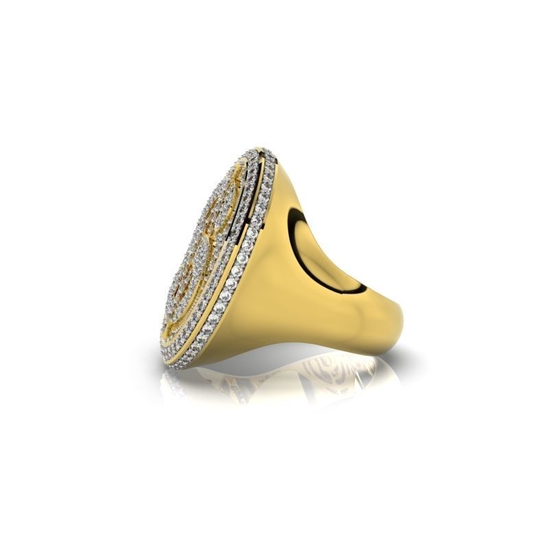 DOLLAR RING - JEWELRY 3D - AN-608 3D print model_9
