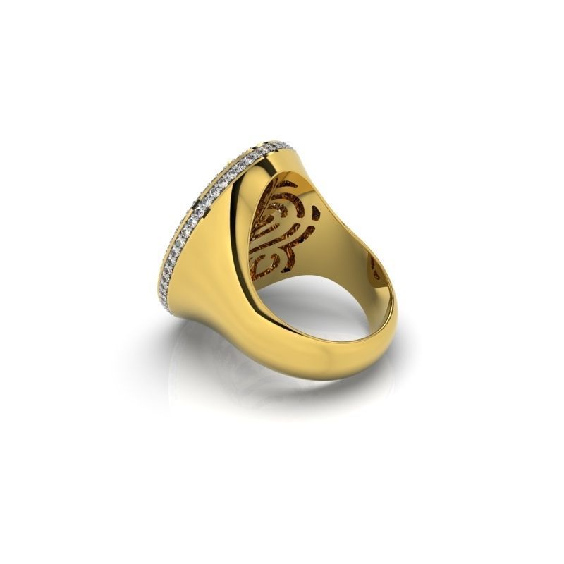 DOLLAR RING - JEWELRY 3D - AN-608 3D print model_8
