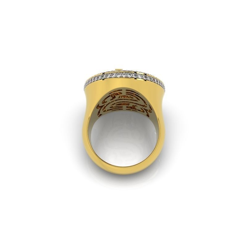 DOLLAR RING - JEWELRY 3D - AN-608 3D print model_10