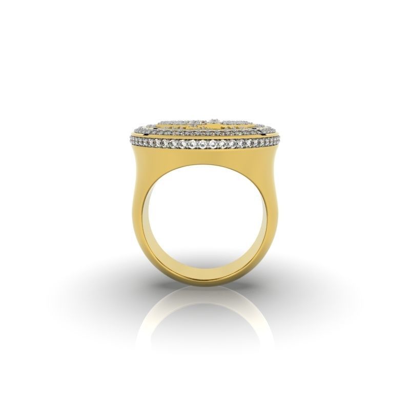 DOLLAR RING - JEWELRY 3D - AN-608 3D print model_3