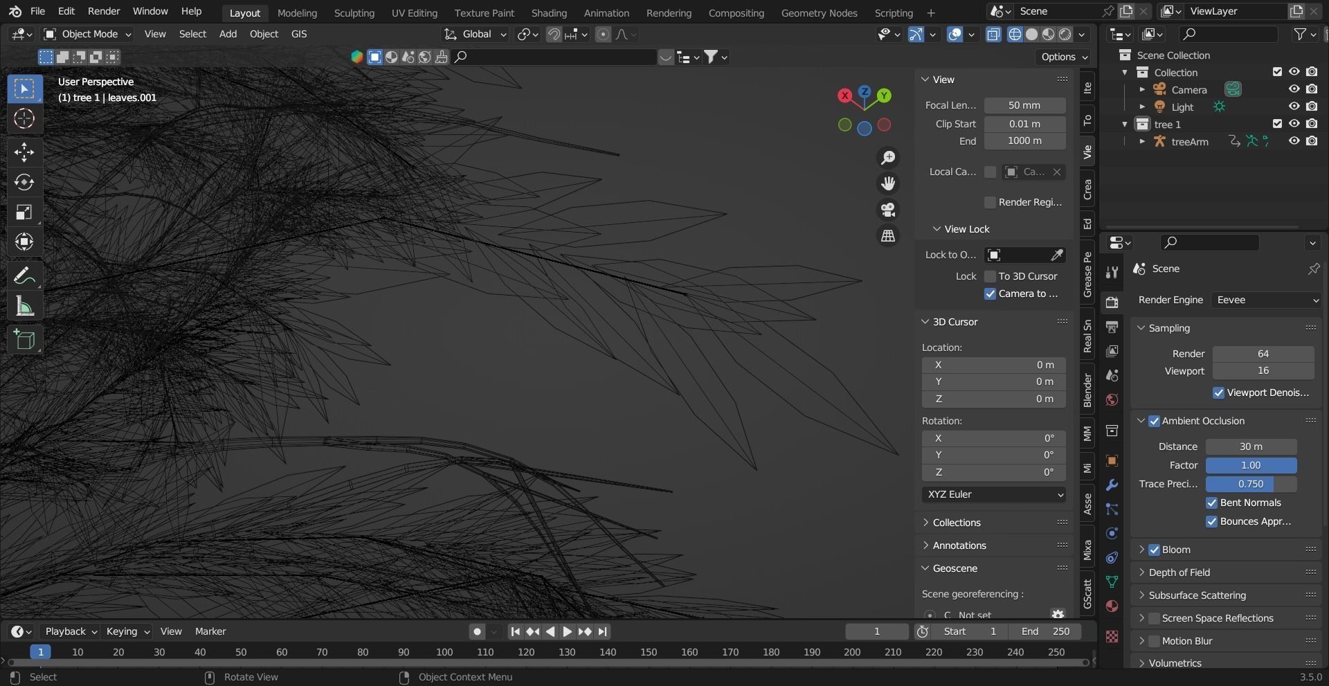 Realistic Trees Pack - Red Green Trees Low-poly 3D model_18