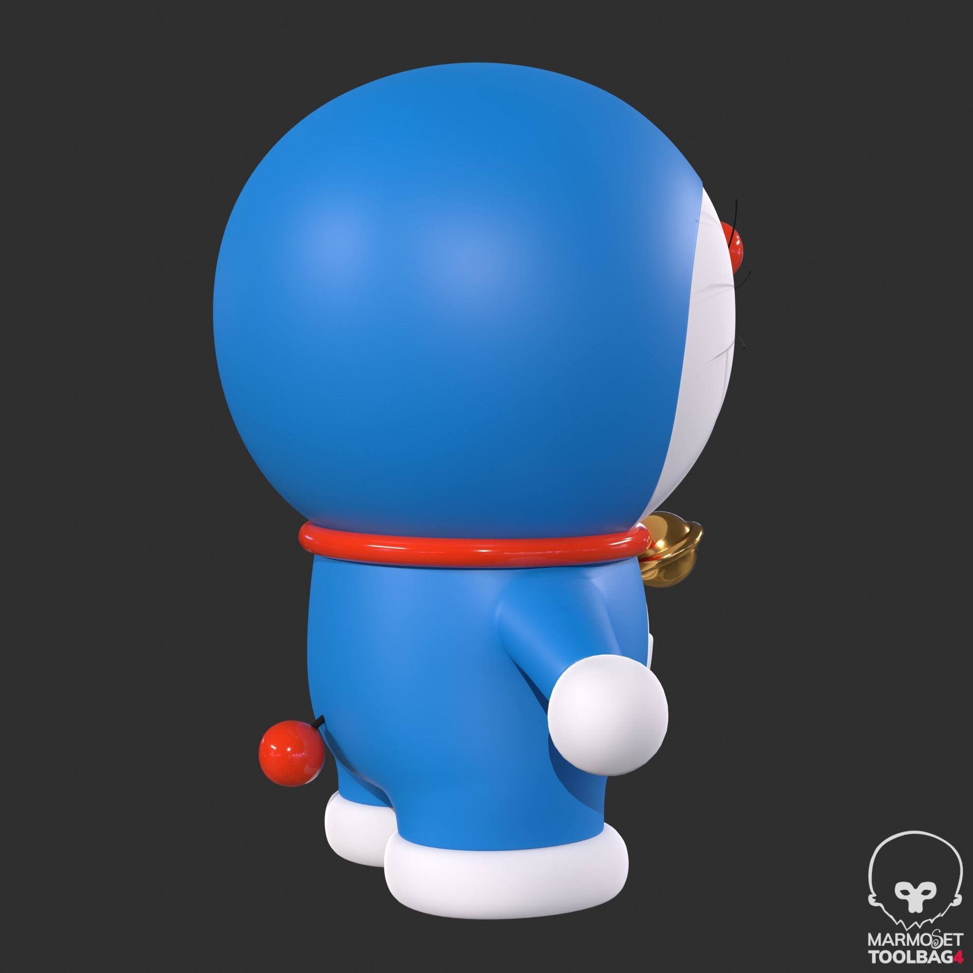 DORAEMON 3D MODEL - Cartoon Character 3D Model Low-poly 3D model_20