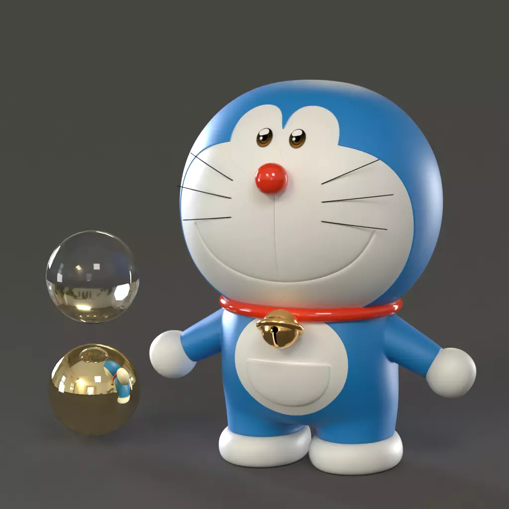 DORAEMON 3D MODEL - Cartoon Character 3D Model Low-poly 3D model_0