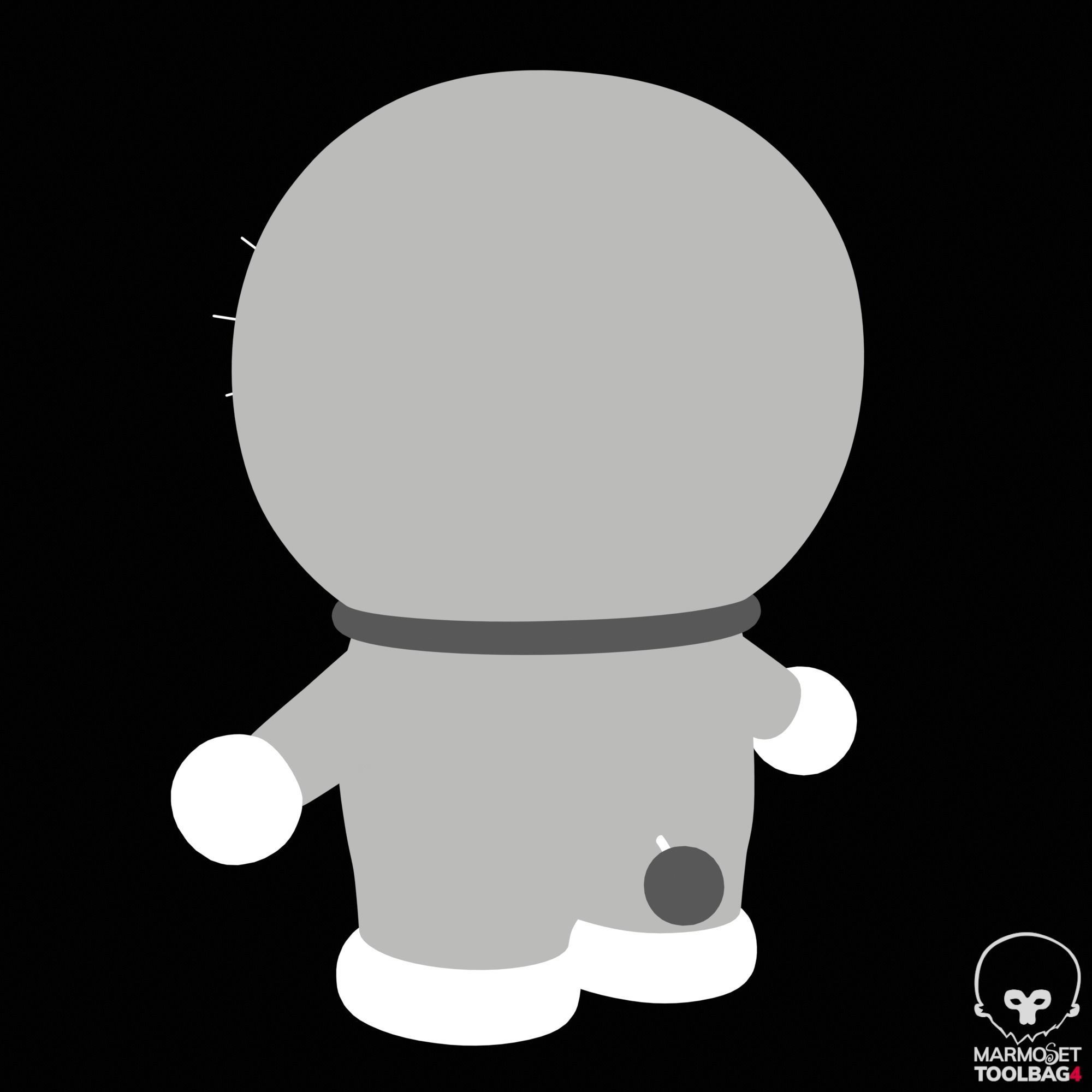 DORAEMON 3D MODEL - Cartoon Character 3D Model Low-poly 3D model_18